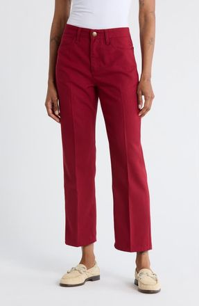 The Great. The Kevin High Waist Ankle Pants in Currant at Nordstrom Rack, Size 25