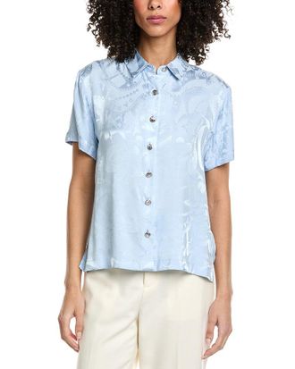 Karl Lagerfeld Karl Lagerfeld Short Sleeve Jacquard Shirt