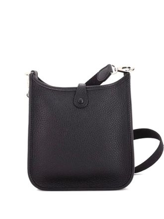 Herm&egrave;s Evelyne Bag Gen III Clemence TPM crossbody bag - women - Calf Leather/Leather - One Size - Black
