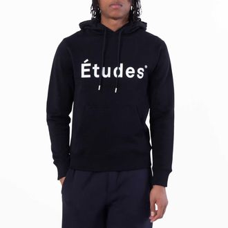 &Eacute;tudes Studio Klein Logo Print Cotton Hoodie