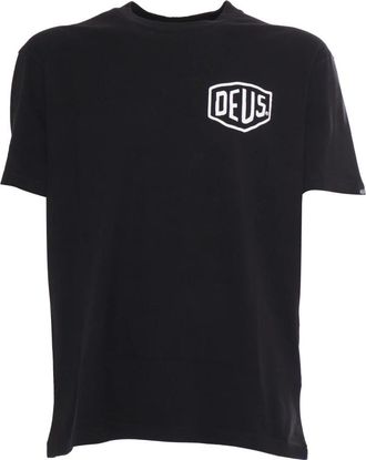 Deus Carby Pickup Tee - Heren - T-shirts - Zwart - S - Katoen - Tops