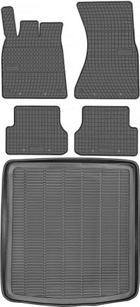 OEM Juego De Alfombrillas De Goma Para Coche Y Maletero Para Audi A6 C7 Estate (2011-2018)