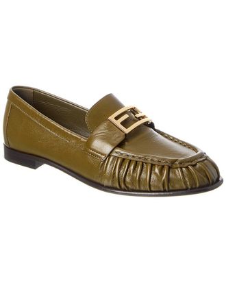 Fendi Fendi Baguette Leather Loafer