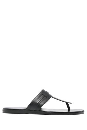Tom Ford LEATHER SANDALS Size: 45, colour: BLACK