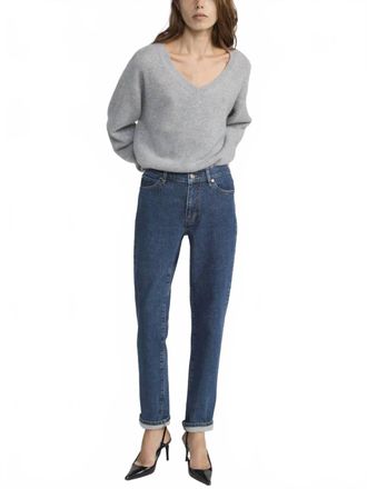 Frame Denim The Borrowed Jean In Blue