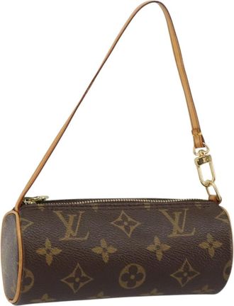 Louis Vuitton Papillon Pochette Monogram Canvas Brown Canvas Bag (Pre-Owned)