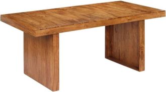 vidaXL Mesa de comedor de madera maciza de acacia 180x90x75 cm vidaXL