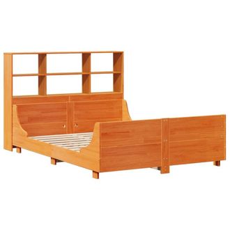Berkfield Home Decorative Bookcase Bed without Mattress Wax Brown 160x200 cm Sol