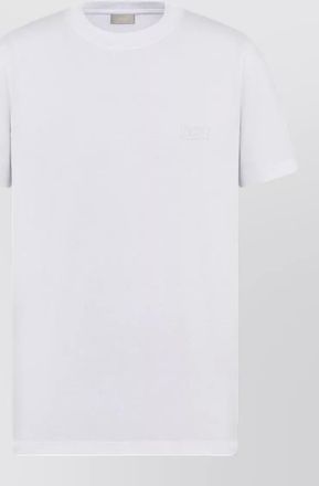 Dior logo t shirt crew neck short sleeves