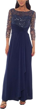 OLEG CASSINI Embellished Maxi Dress