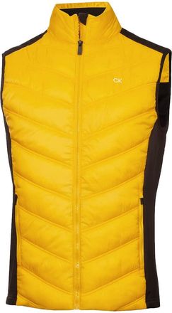 Calvin Klein Mens Frontera Hybrid Golf Gilet - Mustard - S