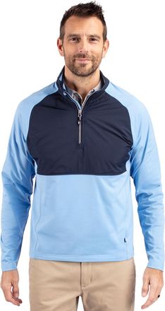 Cutter & Buck Adapt Eco Knit Hybrid Recycled Mens Quarter Zip