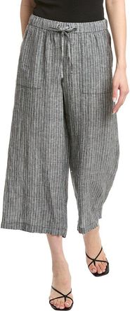Eileen Fisher Eileen Fisher Petite Wide Cropped Linen Pant