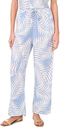 Vince Camuto Wide Leg Elastic Pants With Drawstring Womens Casual Pants Lake Breeze 1 : LG 28, Polyester
