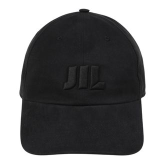 Jil Sander Cotton Drill Hat - unisex - Petten - Zwart - M - Katoen - Accessoires