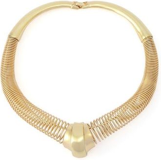 Robert Lee Morris Coiled Collar Necklace in Z/dnugold at Nordstrom