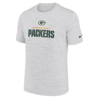 Nike Green Bay Packers Velocity Nike Mens Dri-FIT NFL T-Shirt in White | NKPQ10A7T-X3B