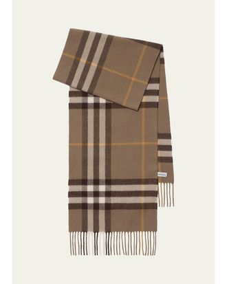 Burberry Check Cashmere Scarf