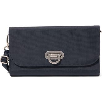 Baggallini Coastal Flip Lock RFID Phone Wallet Crossbody Bag in French Navy at Nordstrom