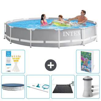 Intex Piscina Prism Frame Redonda - 366x76 Cm - 7-piezas S67