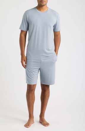 Nordstrom Cooling Short Pajamas in Blue Tradewinds at Nordstrom, Size X-Large