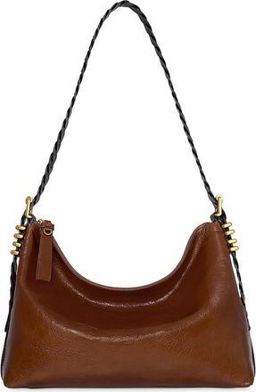 Rebecca Minkoff Buckle Up Twisted Strap Shoulder Bag in Tawny/Black at Nordstrom Rack