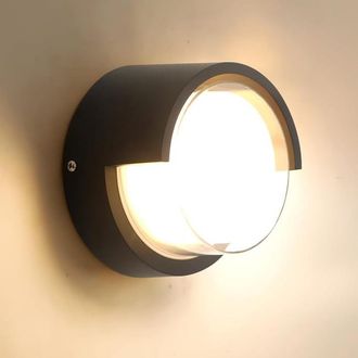 OEM Aplique De Pared Led Moderno Para Exteriores, 12 W, Clasificaci&oacute;n De Impermeabilidad Ip65, Adecuado Para Patios, Jardines, Terrazas, Paredes, Pasillos