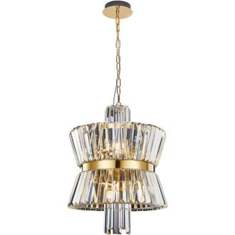 OEM L&aacute;mpara De Ara&ntilde;a Aurelia Gold 8xe14