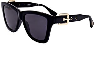 Moschino Womens 54mm Black Sunglasses