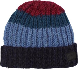 Paul Smith Gebreide Beanie Muts - Heren - Hoeden - Veelkleurig - ONE Size - Accessoires