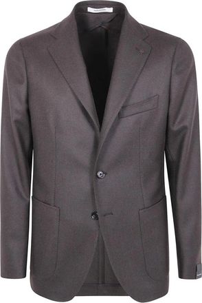 Tagliatore Wollen Blazer - Heren - Blazers - Bruin - 2XL - Wol - Jassen