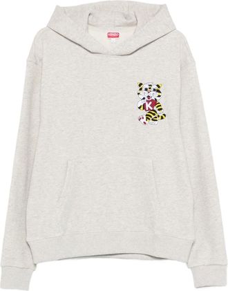 Kenzo Felpa Wild Tiger con cappuccio - Grigio