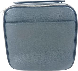 Louis Vuitton Pre-owned Vintage Taiga Schoudertas - unisex - Vintage Handtas - Zwart - ONE Size - Leer - Vintage