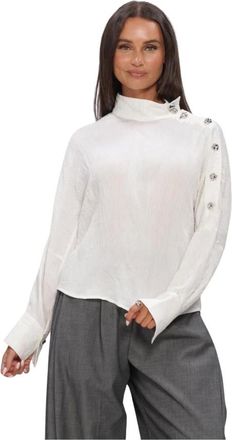 Co'Couture Dames, Blouses & Shirts, Wit, Maat: XS