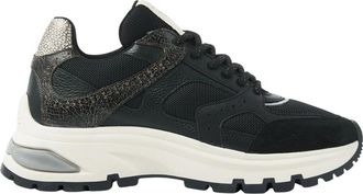 VIA VAI Liz Curtis Sneakers - Dames - Sneakers - Zwart - 43 EU - Leer - Schoenen