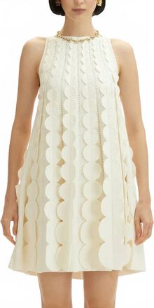 English Factory Raider Ruffle Dress In White
