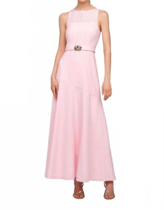Kay Unger Odella Gown In Pink Bloom