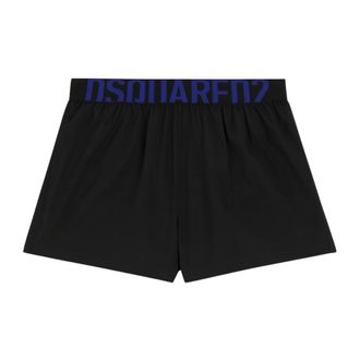 Dsquared2 Midi Swim Boxer - male - Dsquared2 - Beachwear - Black - XL - Swimwear
