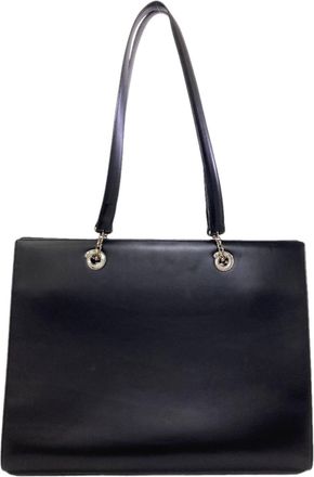 Cartier Black Leather Tote Bag (Pre-Owned)