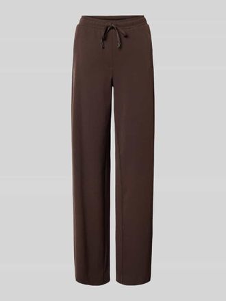 OPUS Hose mit elastischem Bund Modell Melane flow in Dunkelbraun, Gr&ouml;&szlig;e 34