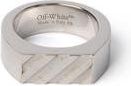 Off-white Diag Band Ring in Silver at Nordstrom, Size 10