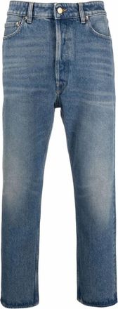 Golden Goose Low Rise Straight Leg Jeans - Heren - Slim Fit Jeans - Blauw - W30 - Katoen - Jeans