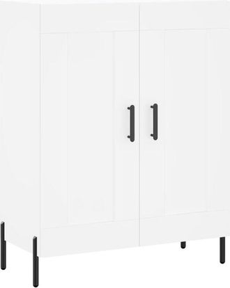 vidaXL Aparador de madera de ingeniería blanco 69,5x34x90 cm Vidaxl