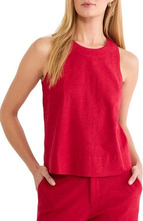 Nic+Zoe Linen Blend Tank in Red at Nordstrom, Size Xx-Large
