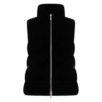 Moorer Borneov Padded Gilet - Dames - Jassen - Zwart - Maat: XS Zijde