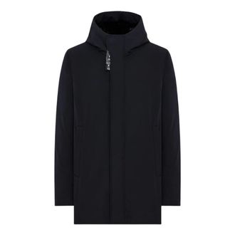 Duno Heren, Jassen, Blauw, Maat: L Nylon