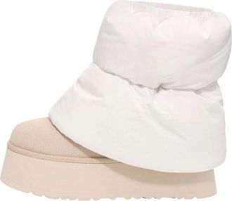 UGG (WMNS) UGG Classic Mini Dipper Puffer Boots White Ceramic 1158275-WCRM