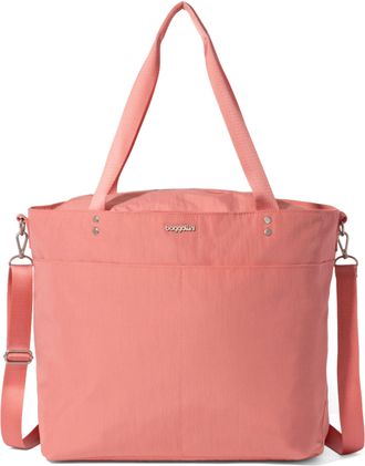Baggallini Womens Large Carryall Tote Bag with Crossbody Strap