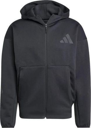 adidas Z.n.e. Trainingsjack met Capuchon en Volledige Rits - Heren - Sportshirts - Zwart - XL - Katoen - Fitness