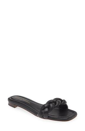 Loeffler Randall Jackson Braided Slide Sandal in Black at Nordstrom Rack, Size 11.5